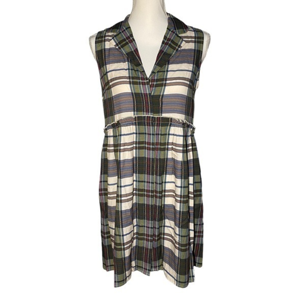 Julie Brown NYC Brienne Plaid Mini Dress NWT Small Sleeveless